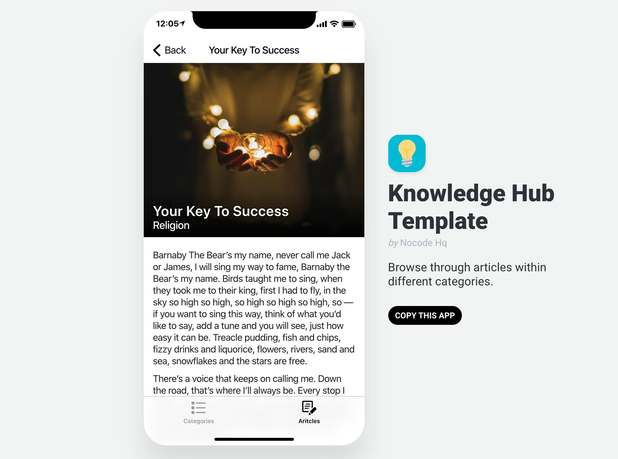 Knowledge Hub Mobile App