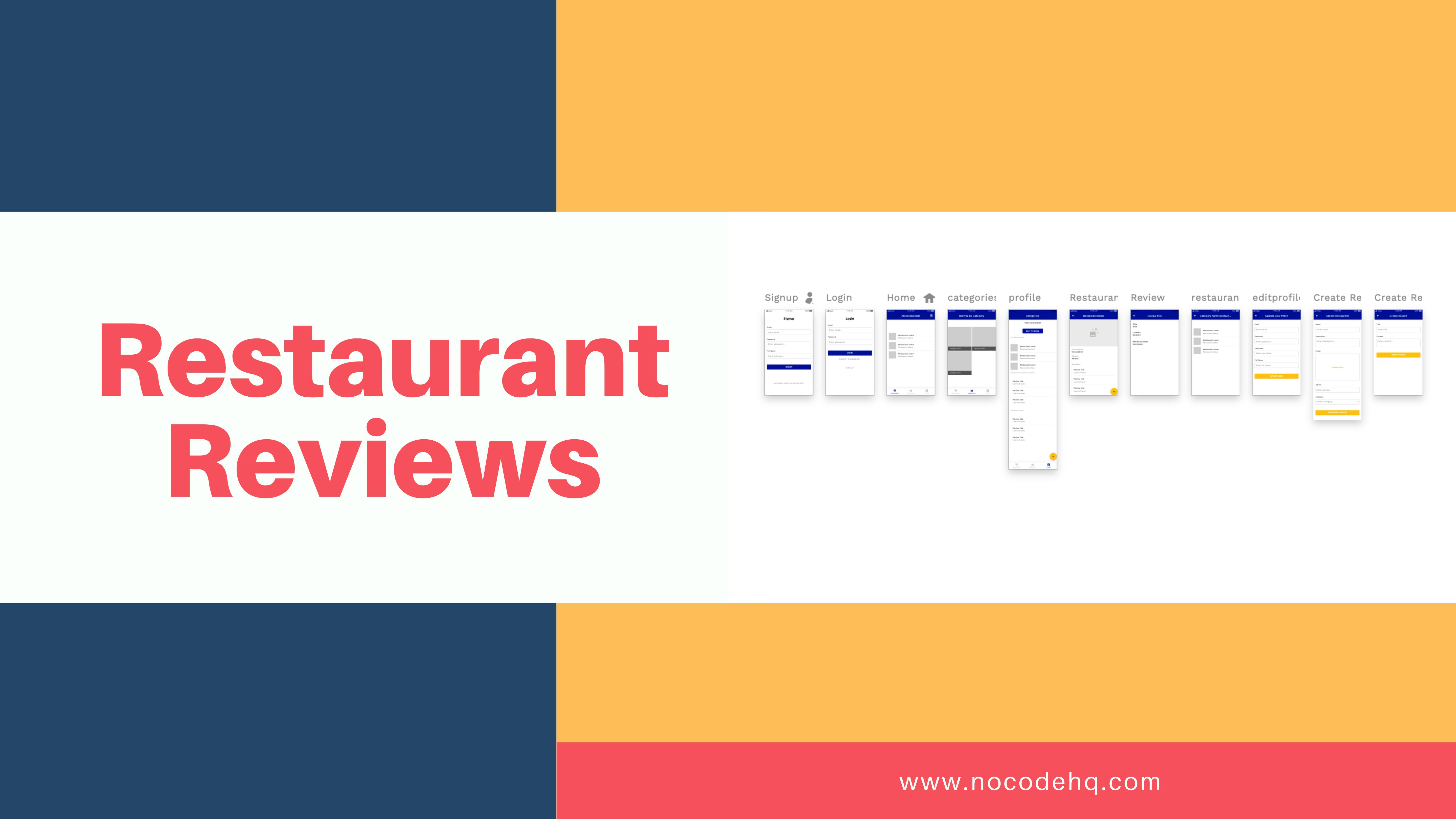 Restaurant Review App like Tripadvisor