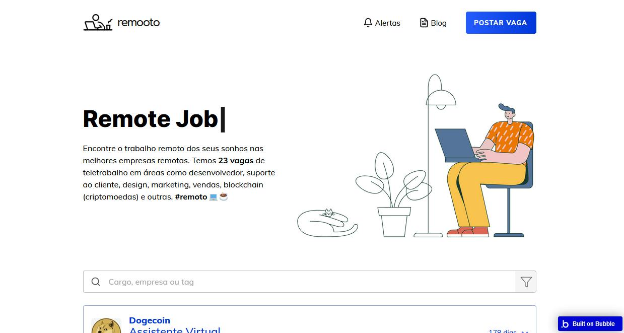 [Template] Remooto - Remote Jobs Work - Showcase - Bubble Forum