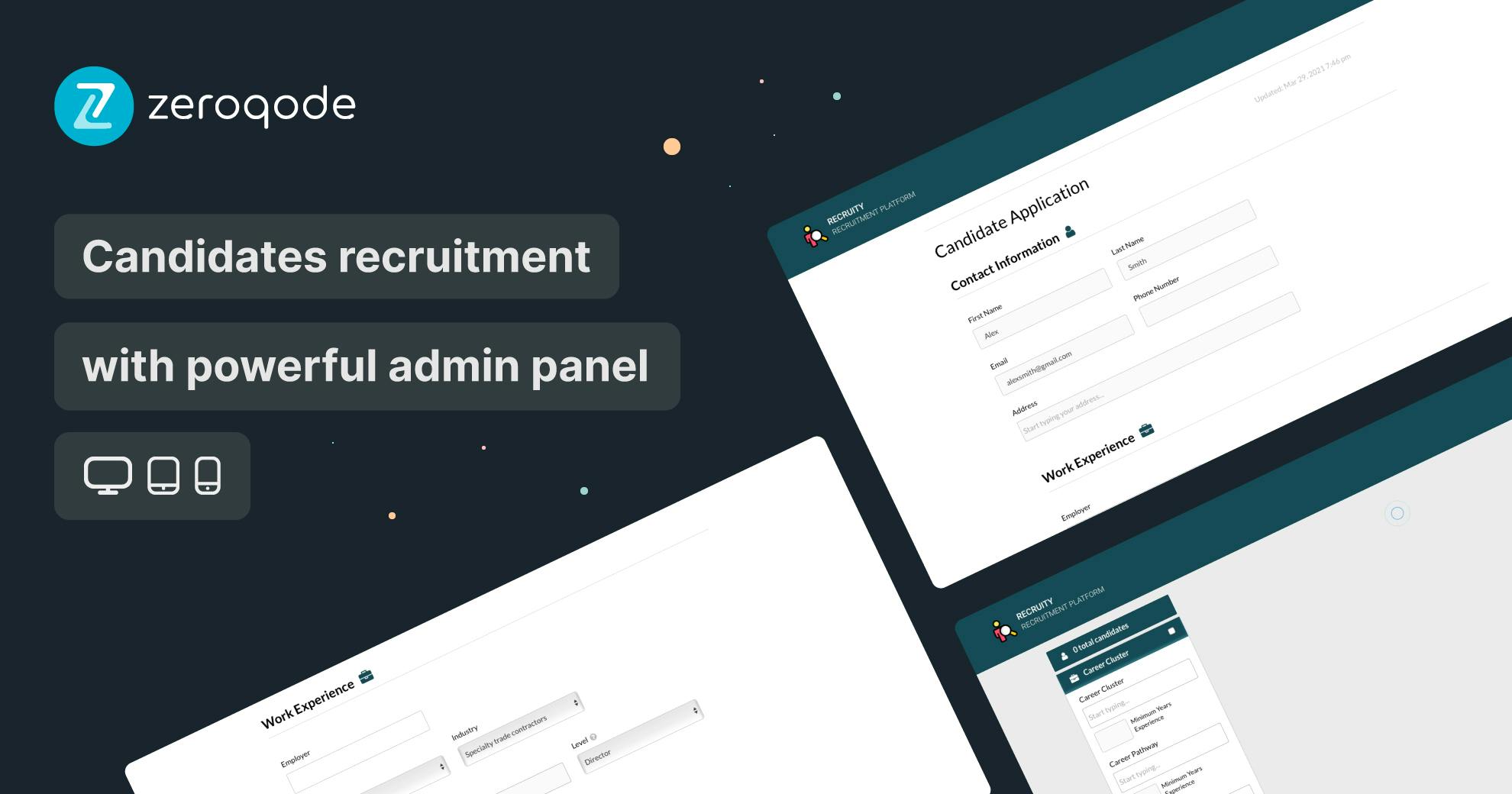 Recruitment Platform Template Bubble
