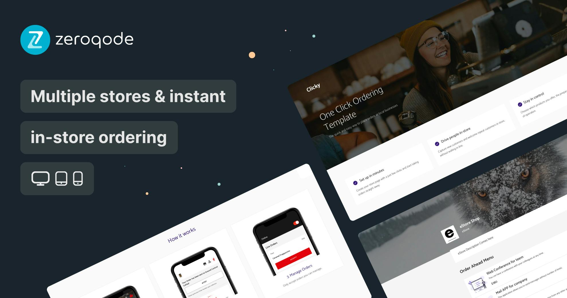 Clicky - One Click Ordering Template | Bubble