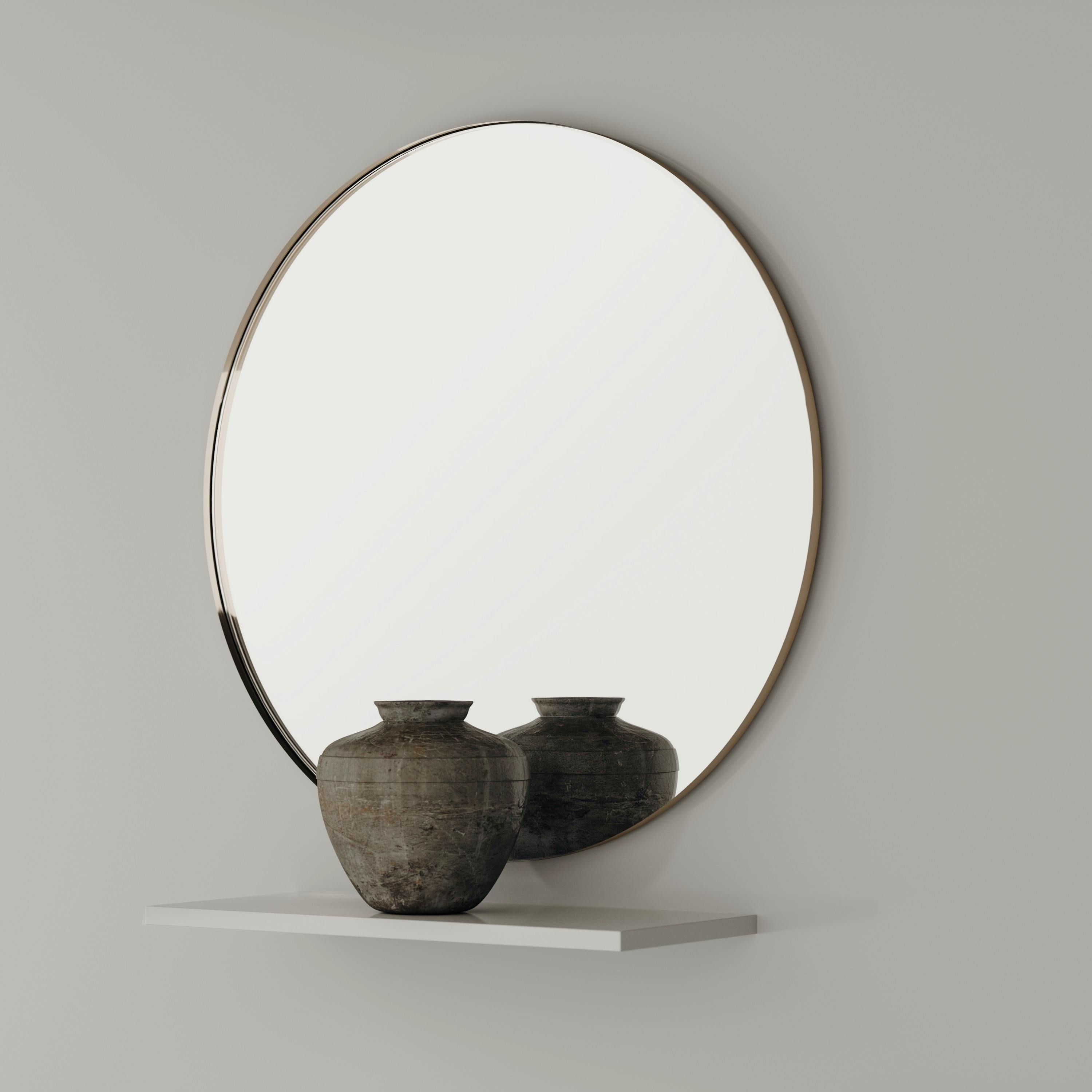 X Large Round Mirror