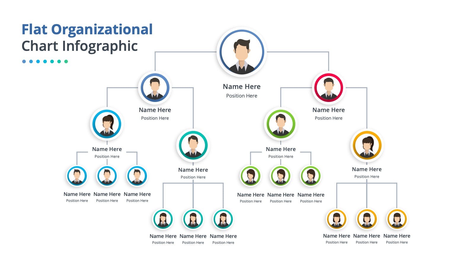 flat-organizational-chart-infographic | Premast Plus