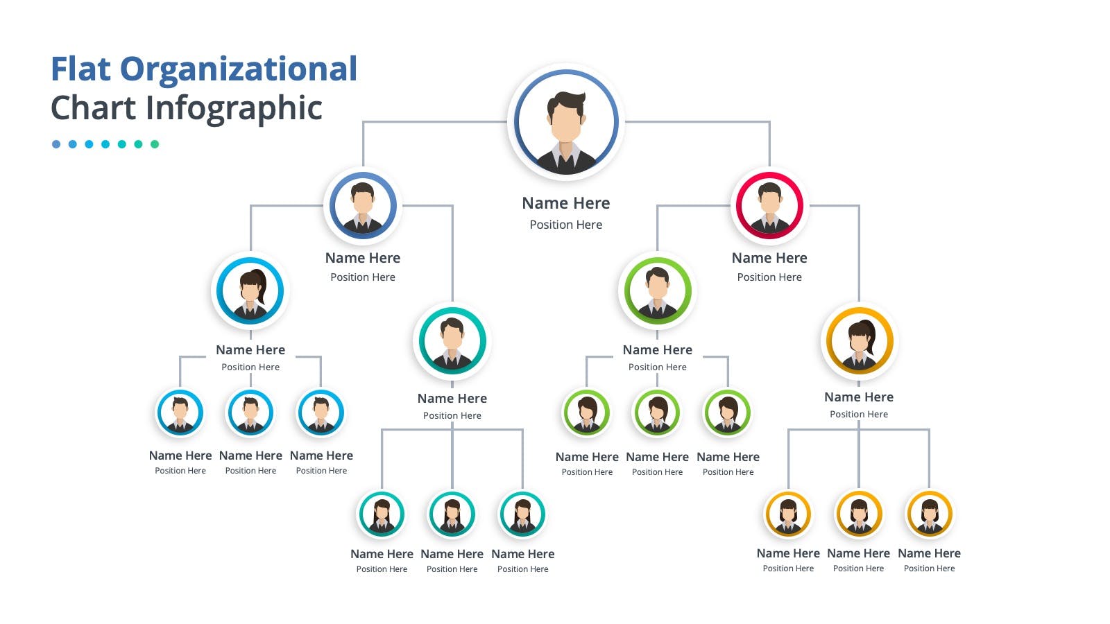 flat-organizational-chart-infographic | Premast Plus