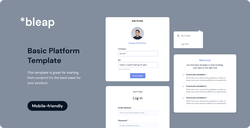 Basic Platform Template Template Bubble Basic Platform Template Template Bubble