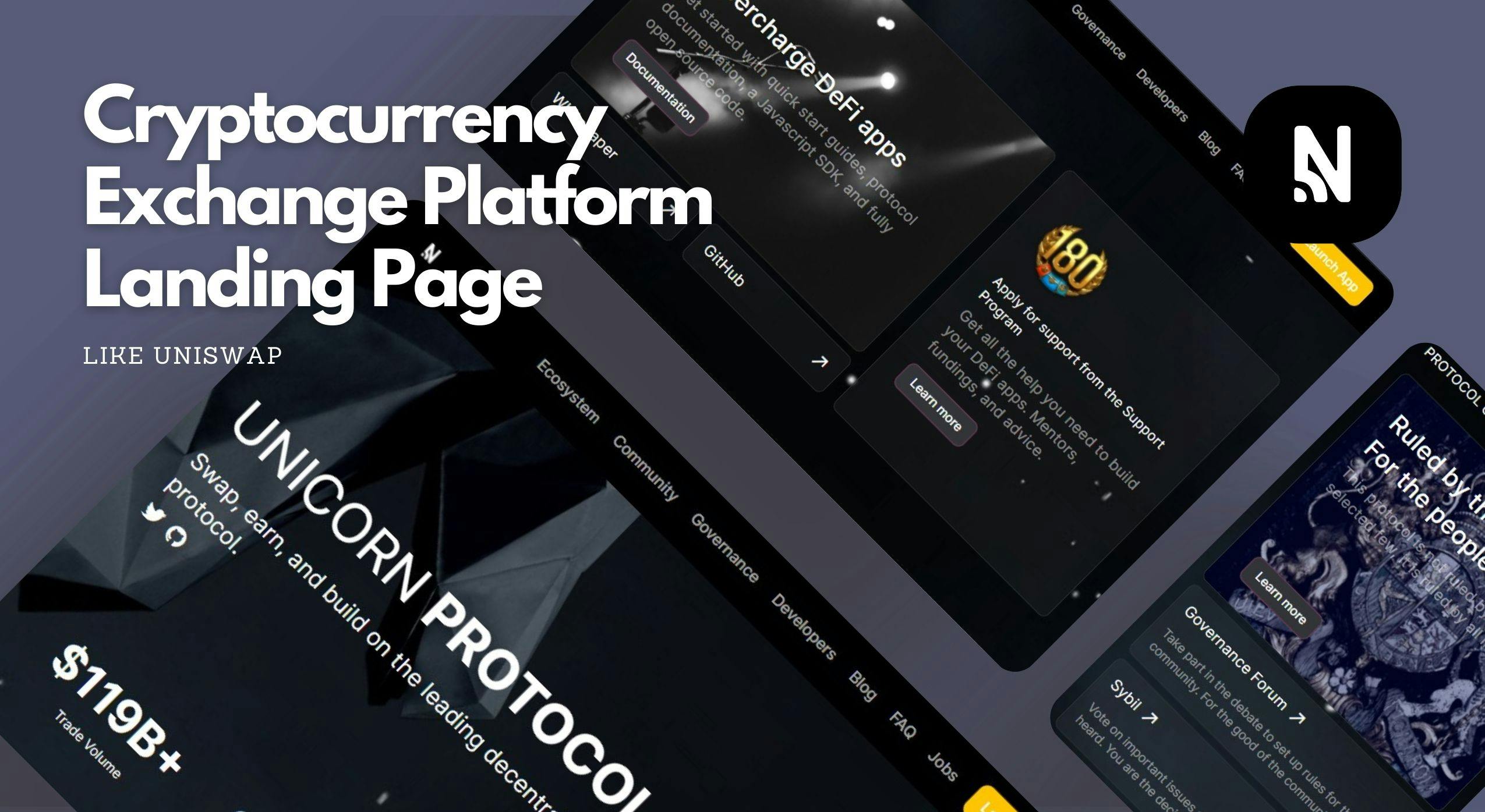 crypto exchange platform template