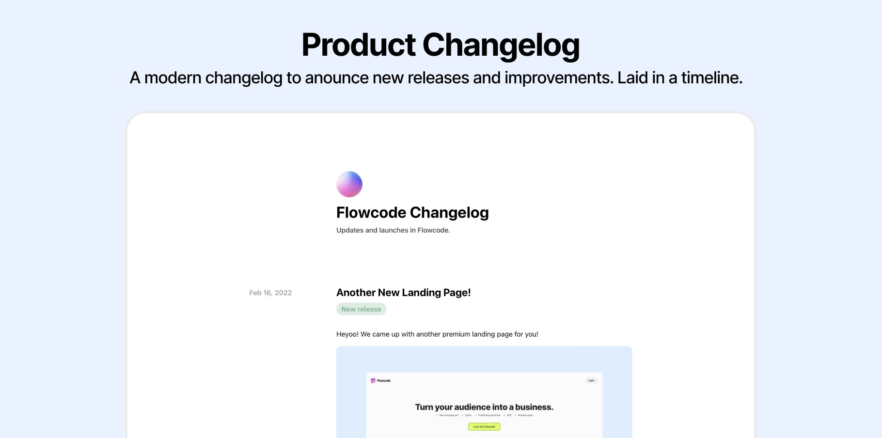 Product Changelog Template Bubble Product Changelog Template Bubble