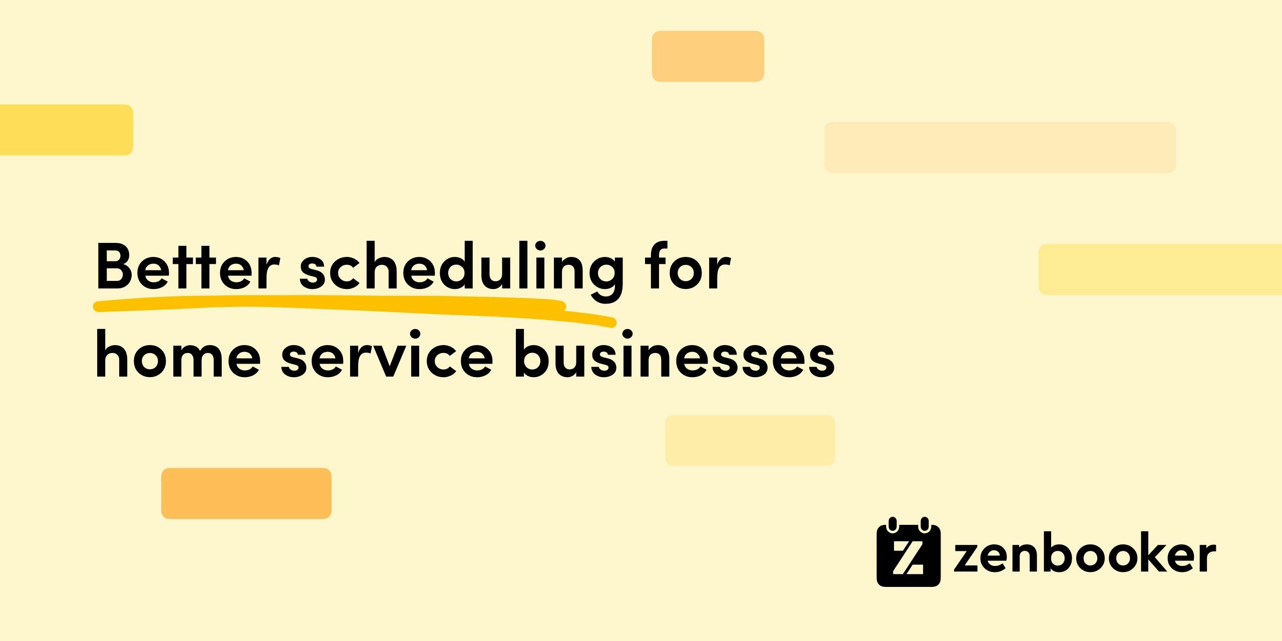 Online booking scheduling software for home service businesses