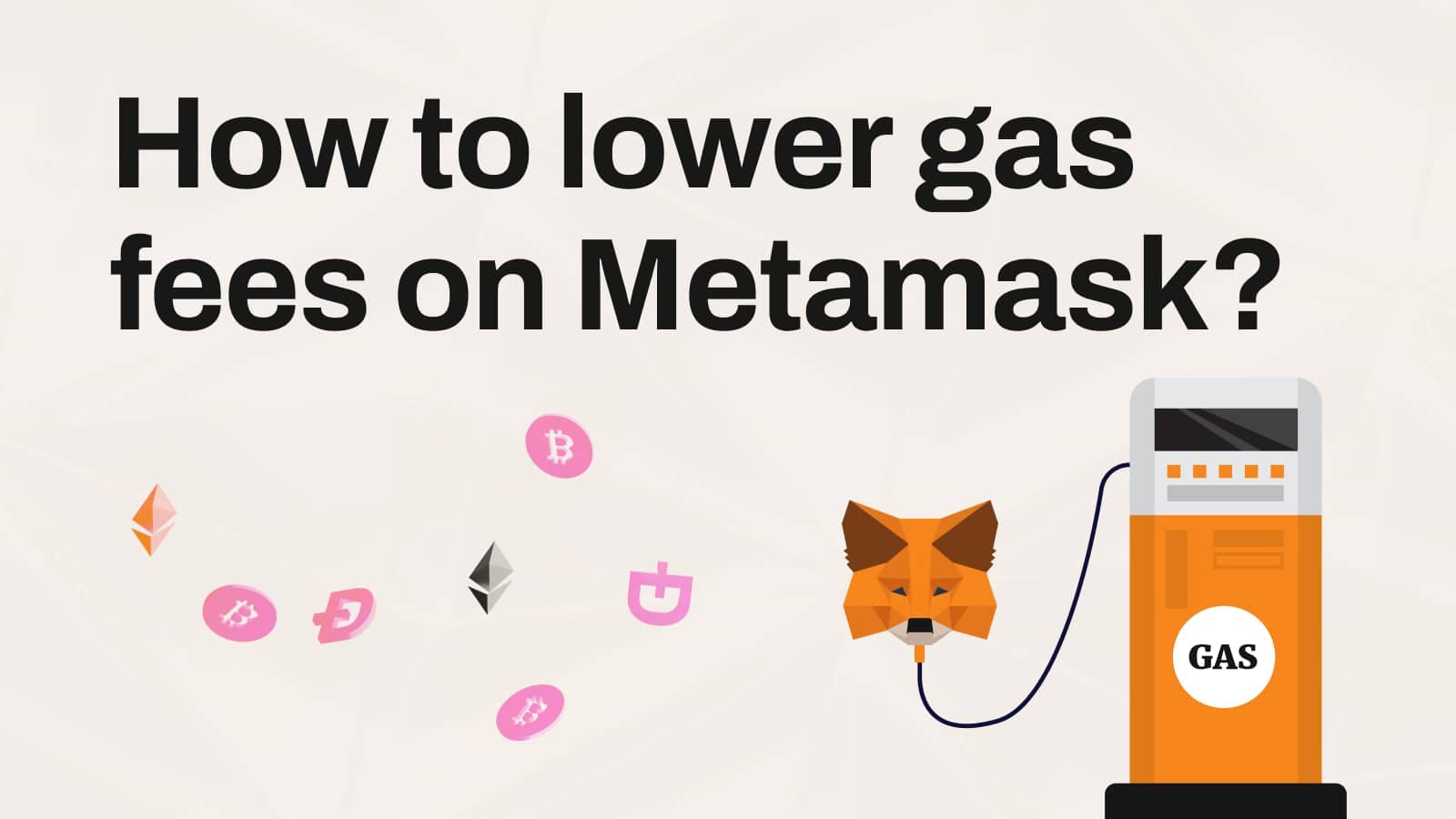 how lower gas price metamask