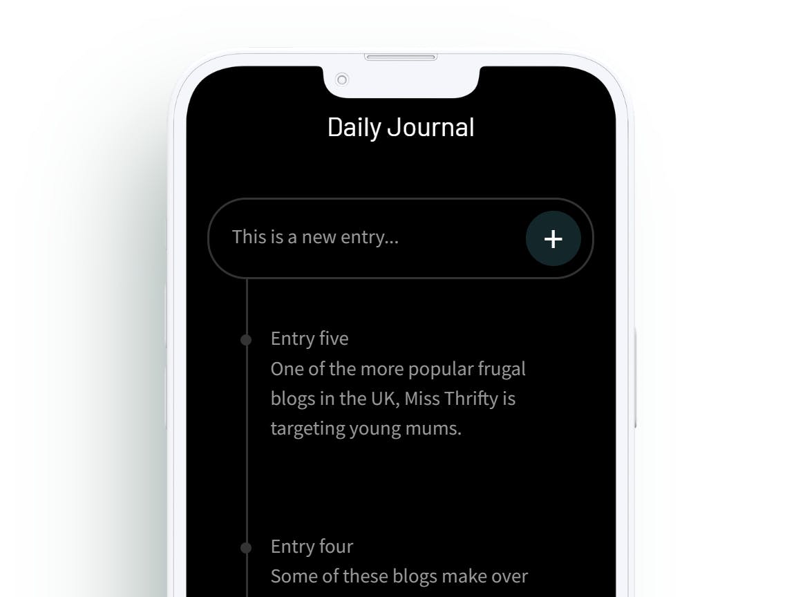 Minimal Daily Journal Log Template Bubble