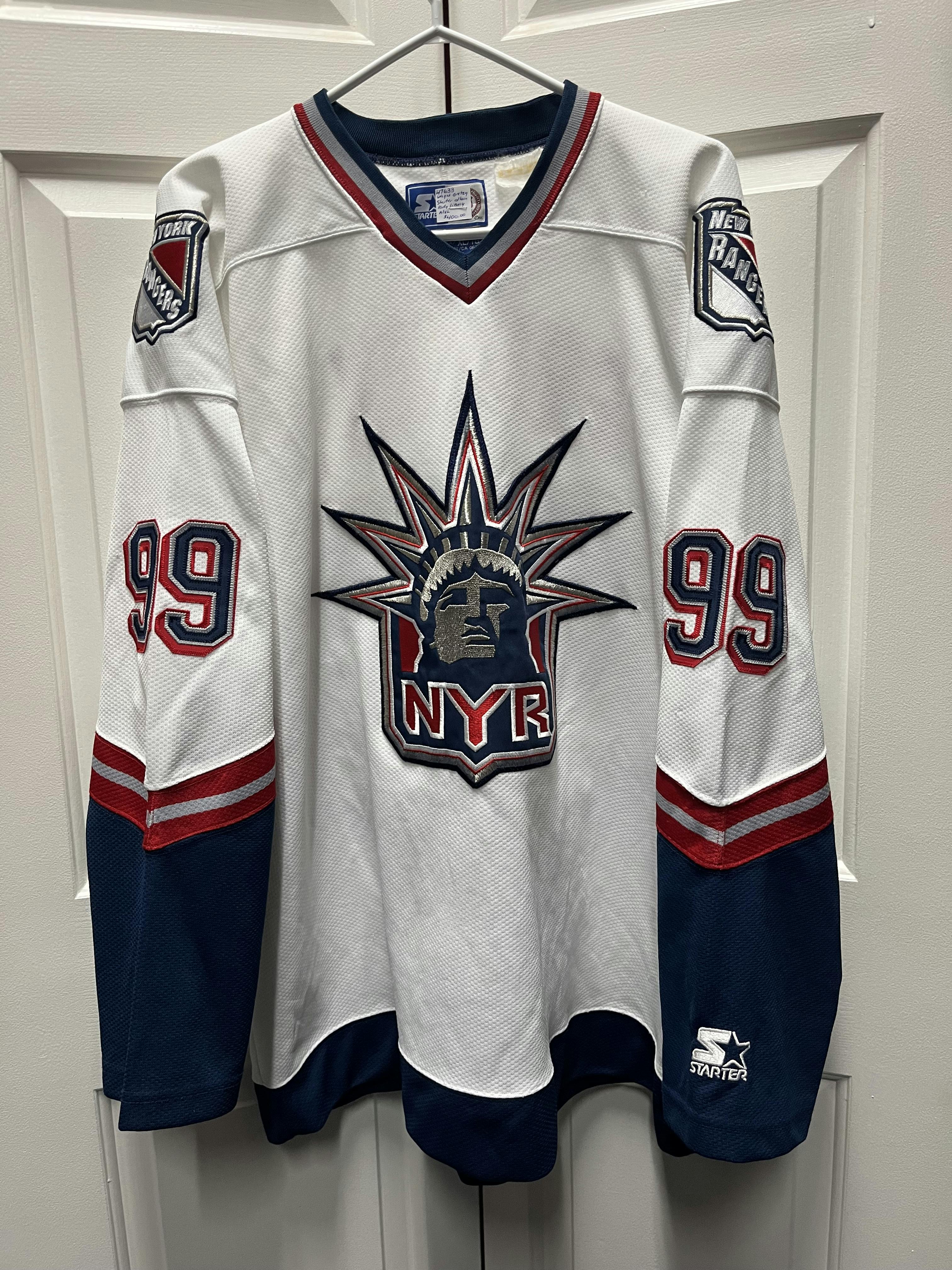 Wayne Gretzky New York Rangers Lady Liberty Starter Jersey - XL