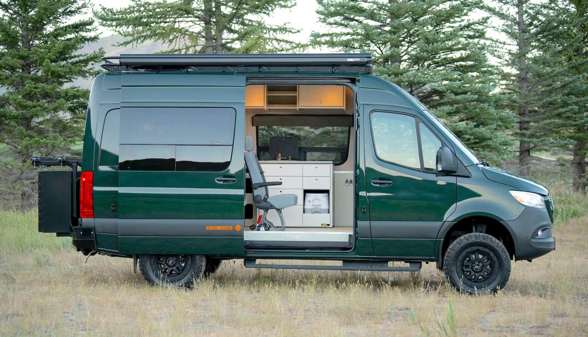 van converted into camper for sale